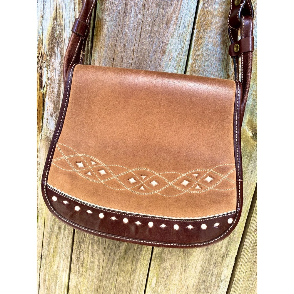 PETUSCO genuine leather crossbody purse